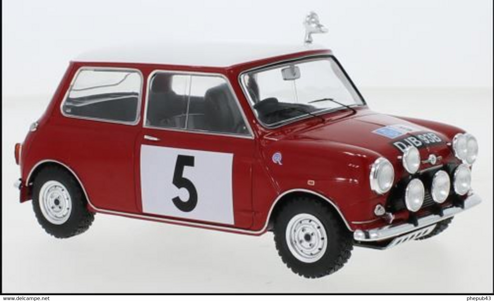 Mini Cooper S - BMC - Rauno Aaltonen/T. Ambrose - RAC Rally 1965 #5 - Ixo (1:18) - Ixo