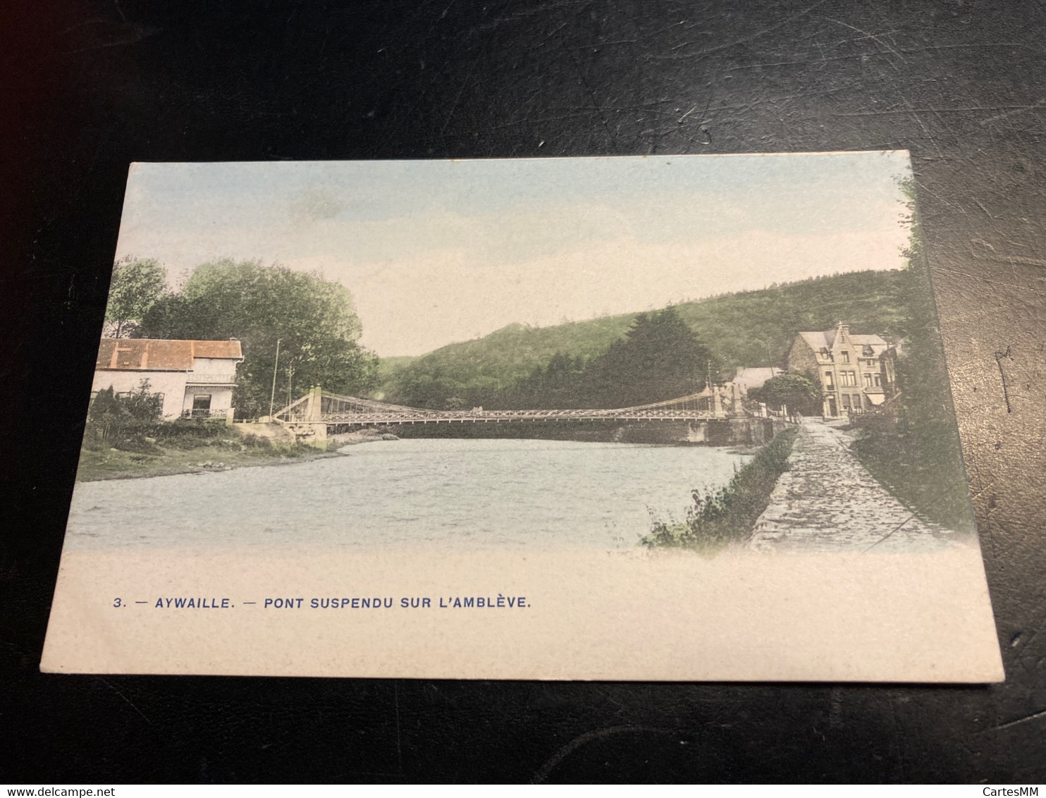 Aywaille Pont Suspendu Sur L’ambleve Vers 1905 - Aywaille