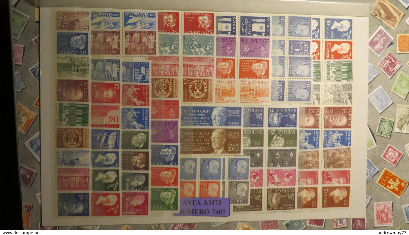 SWEDEN- NICE MNH SELECTION- 220 $ - Collections