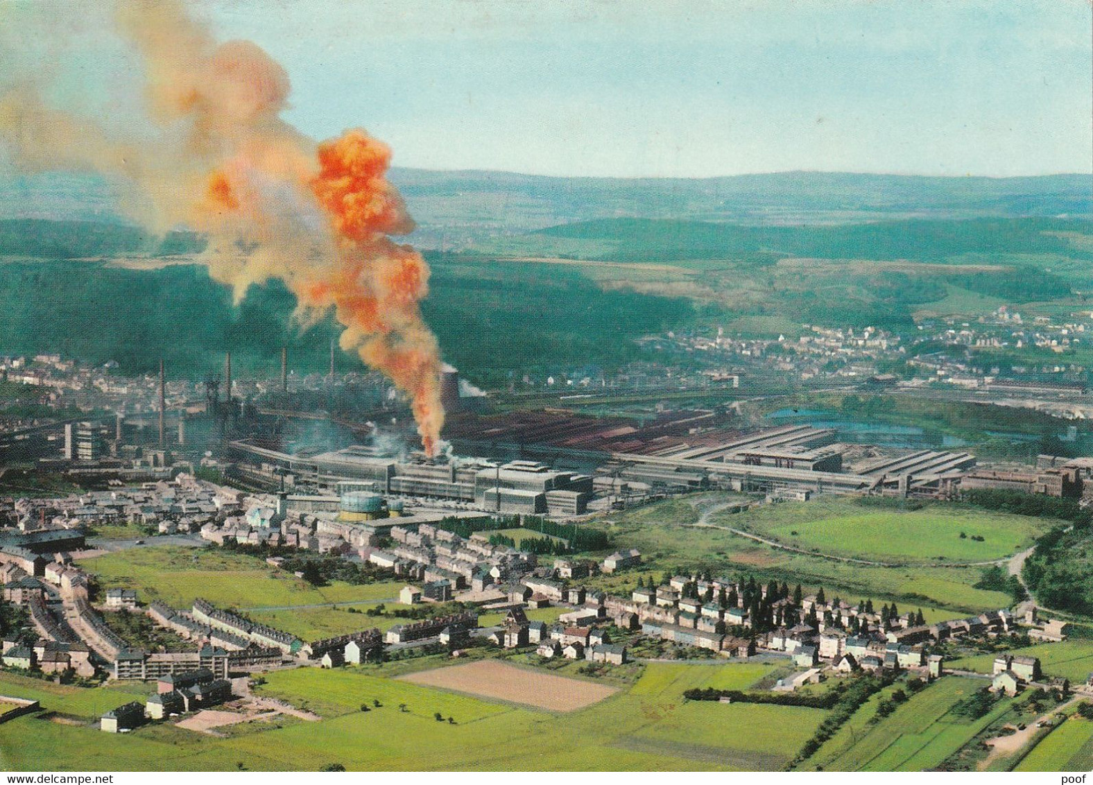 Differdange : Vue Aérienne / Les Usines - Differdingen