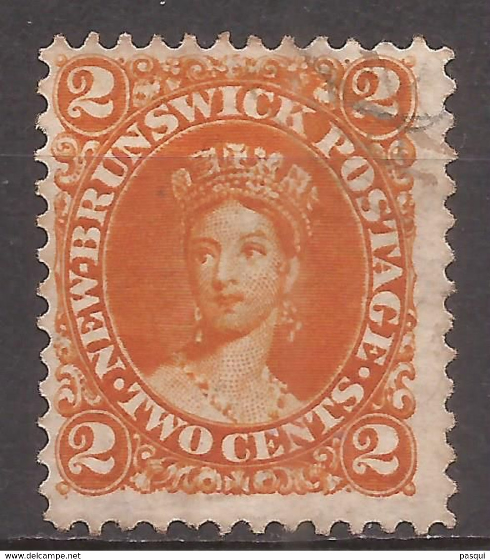 Nuevo Brunswick - Fx. 3071 - Yv. 5 - 2 C. Naranja - Victoria - 1860 - Ø - Usati