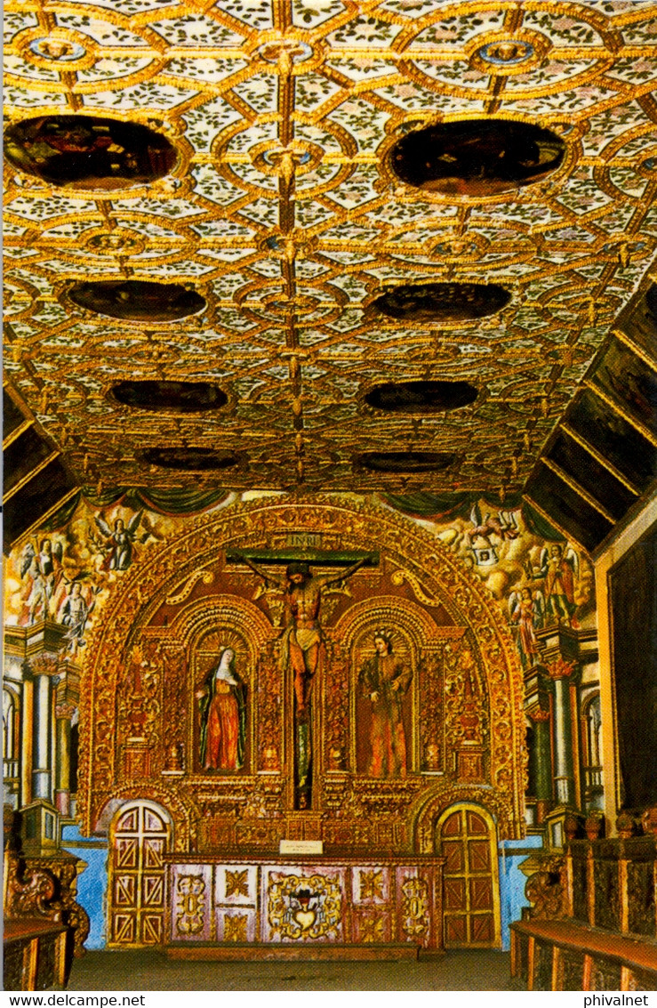 ECUADOR , T.P. CIRCULADA , EL RETABLO DE LA SALA CAPITULAR DE SAN AGUSTÍN , SIGLO XVII - Ecuador