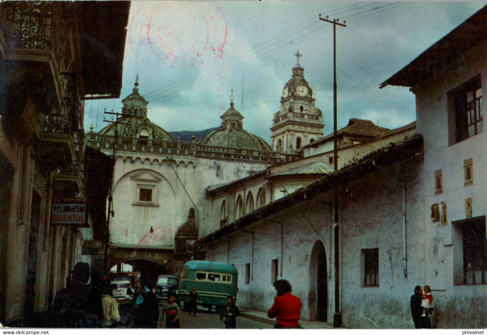 ECUADOR , T.P. CIRCULADA , QUITO - ARCO DE LA IGLESIA DE SANTO DOMINGO - Ecuador