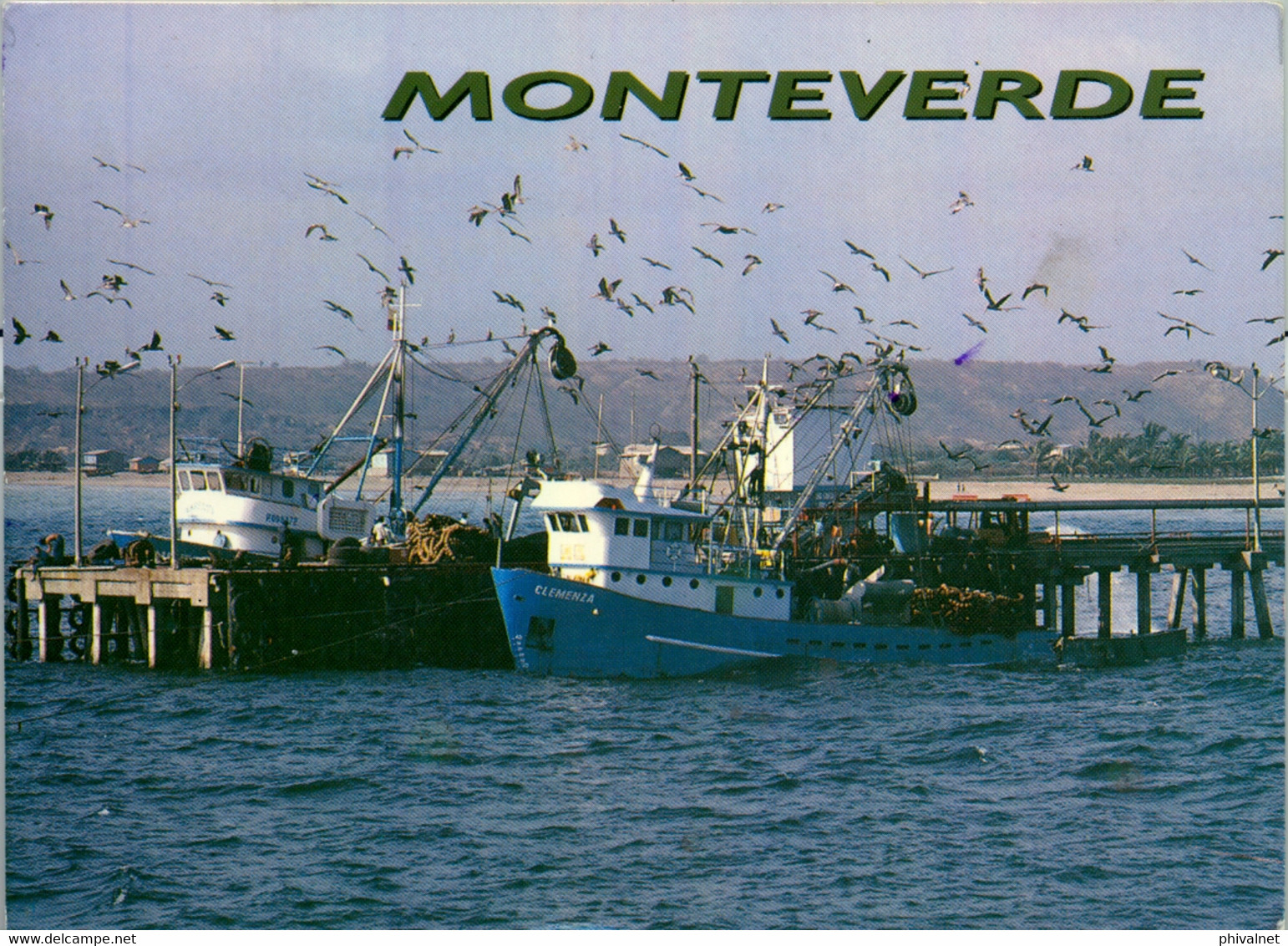 ECUADOR , T.P. CIRCULADA , GUAYAS - MUELLE PESQUERO - Equateur