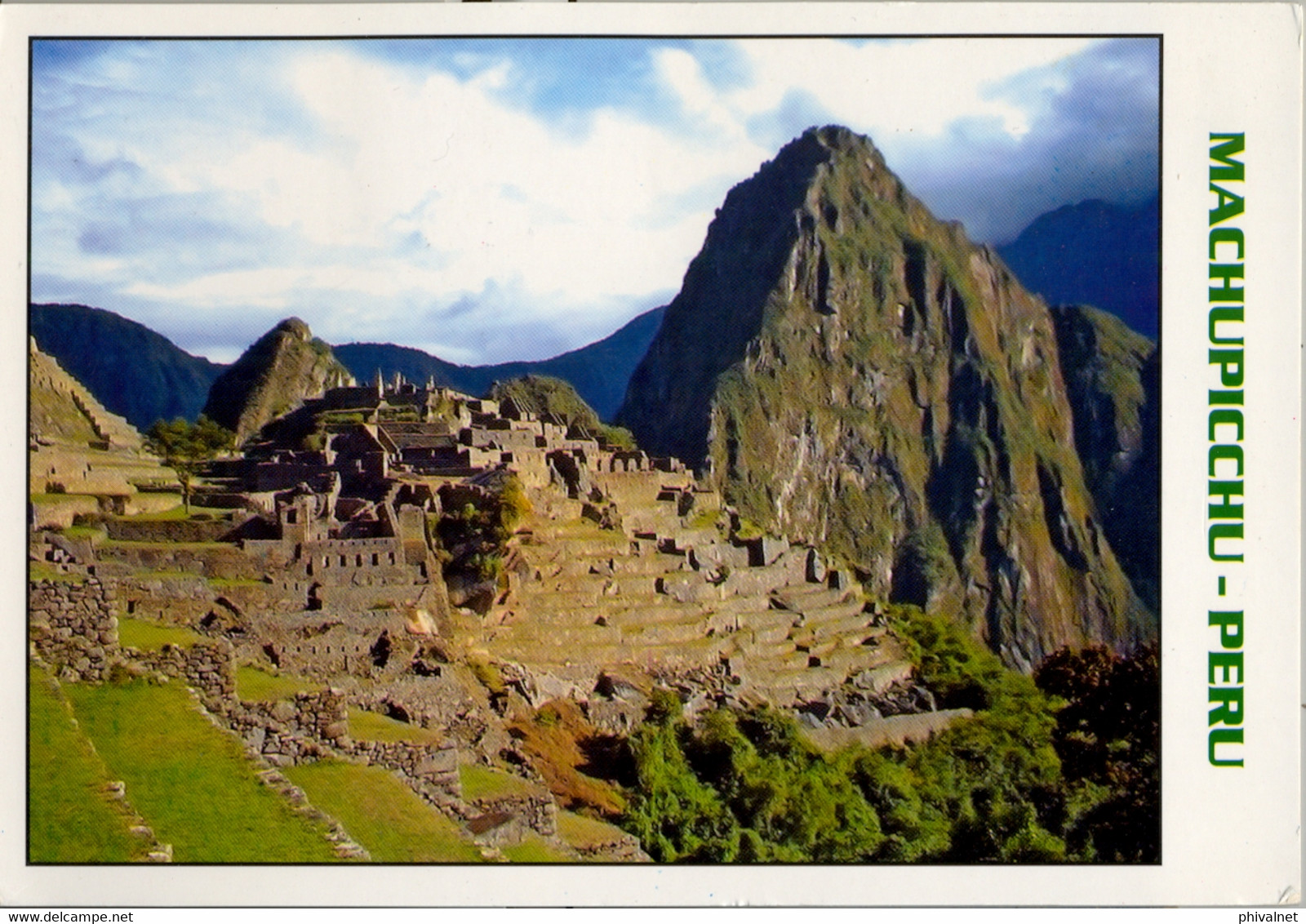 PERÚ , T.P. CIRCULADA , MACHU PICCHU , VISTA PANORÁMICA - Peru