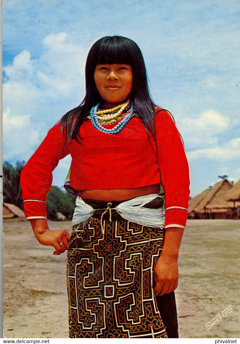 PERÚ , T.P. CIRCULADA , PUCALLPA , SAN FRANCISCO , YARINACOCHA , MUCHACHA SHIPIBO - Pérou