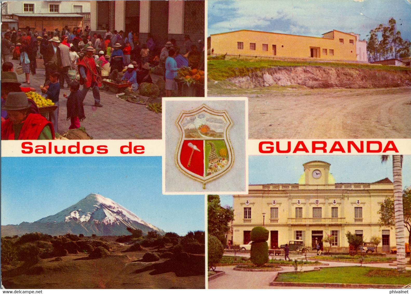 ECUADOR , T.P. CIRCULADA , SALUDOS DE GUARANDA - Ecuador