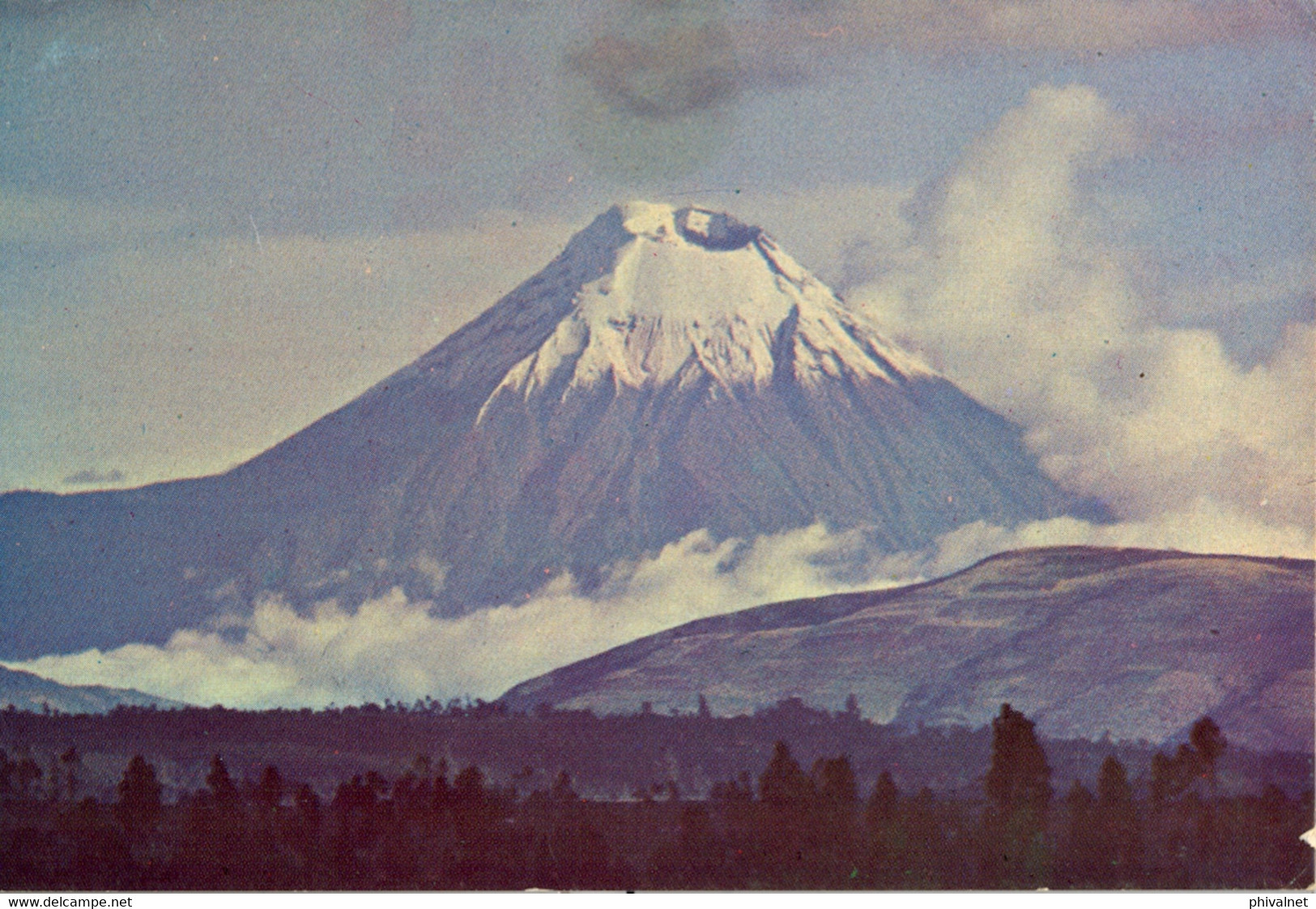 ECUADOR , T.P. CIRCULADA ,  VOLCÁN TUNGURAHUA - Ecuador