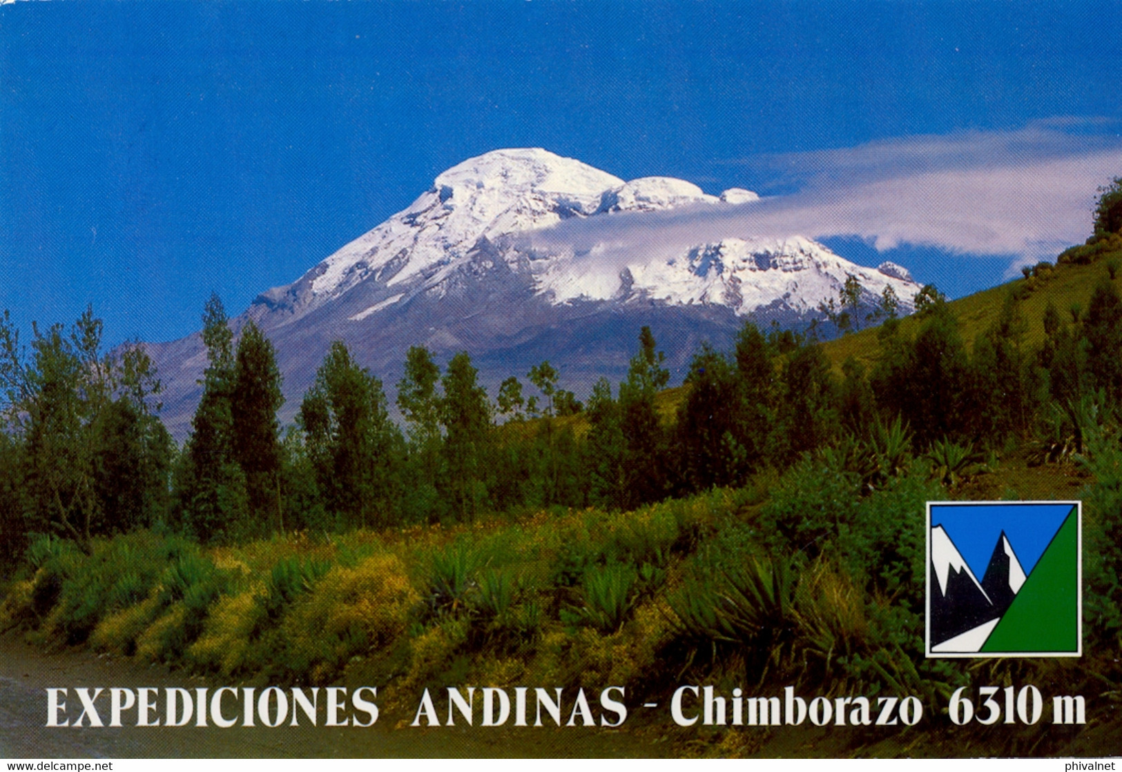 ECUADOR , T.P. CIRCULADA ,  EXPEDICIONES ANDINAS , CHIMBORAZO - Equateur