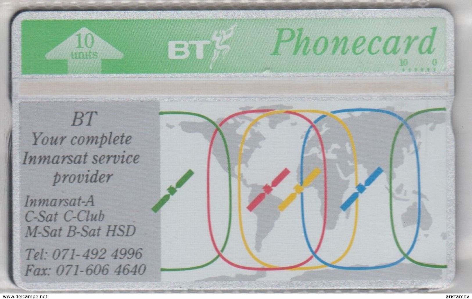 UNITED KINGDOM BT 1993 INMARSAT SERVICES MINT - BT Internal Issues