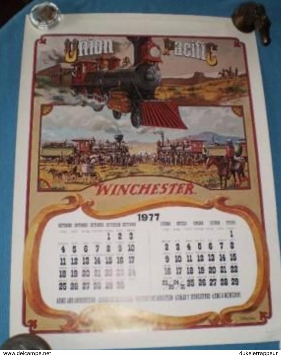 Calendrier 1977 Buffalo BILL ! Collection ! A Encadrer ! - Grand Format : 1971-80