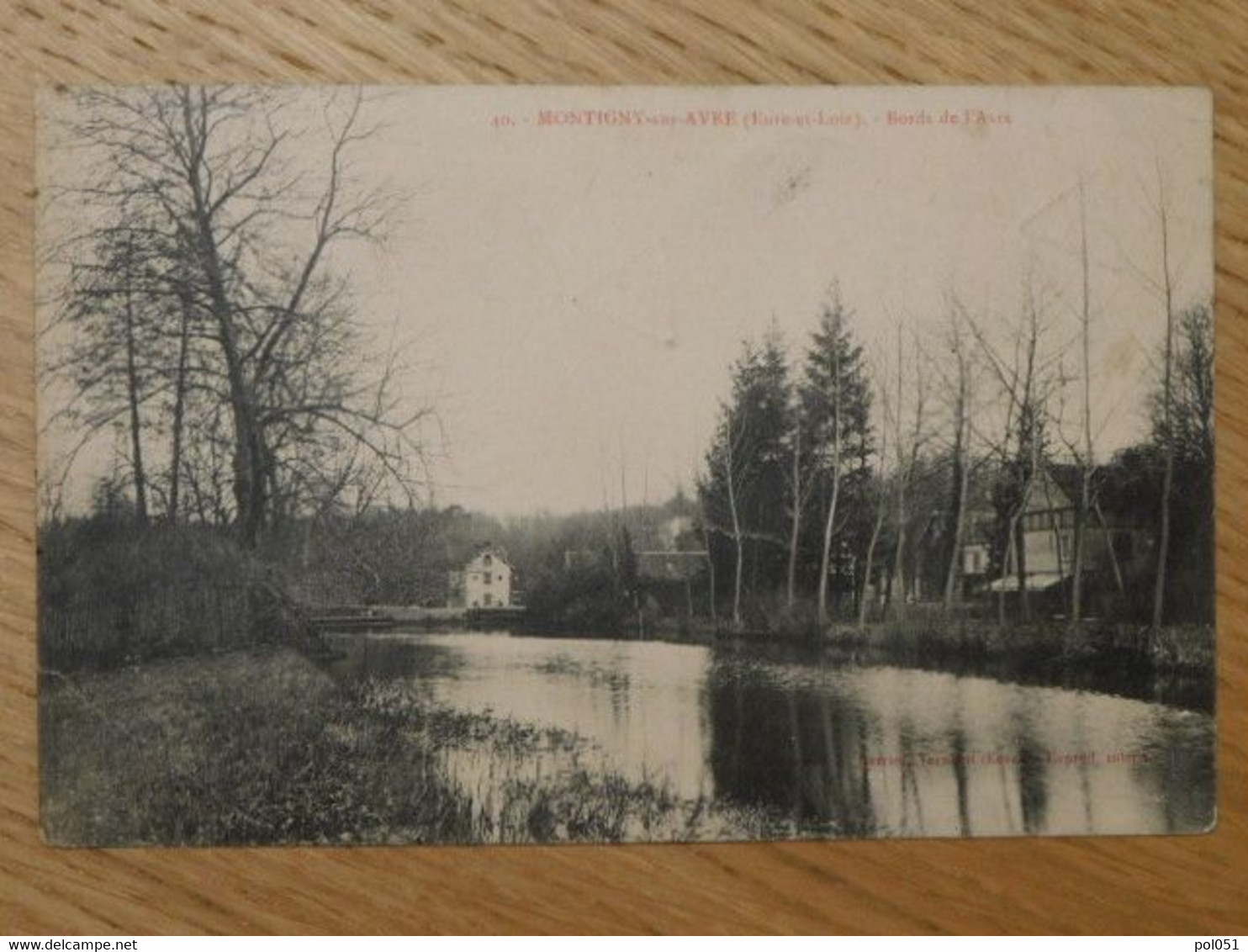 28 - EURE ET LOIRE MONTIGNY SUR AVRE Bord De L'avre Cachet T - Montigny-sur-Avre