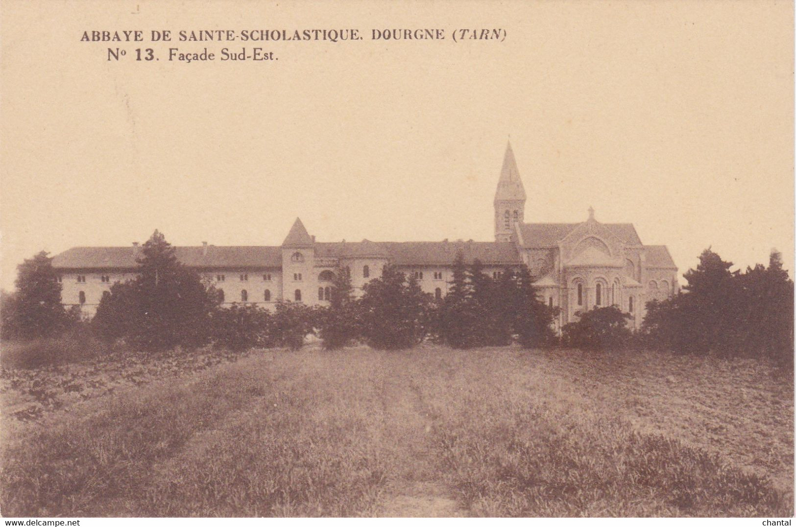 Abbaye De SAINTE-SCHOLASTIQUE, Dourgne (Tarn) - Façade Sud-est - Dourgne