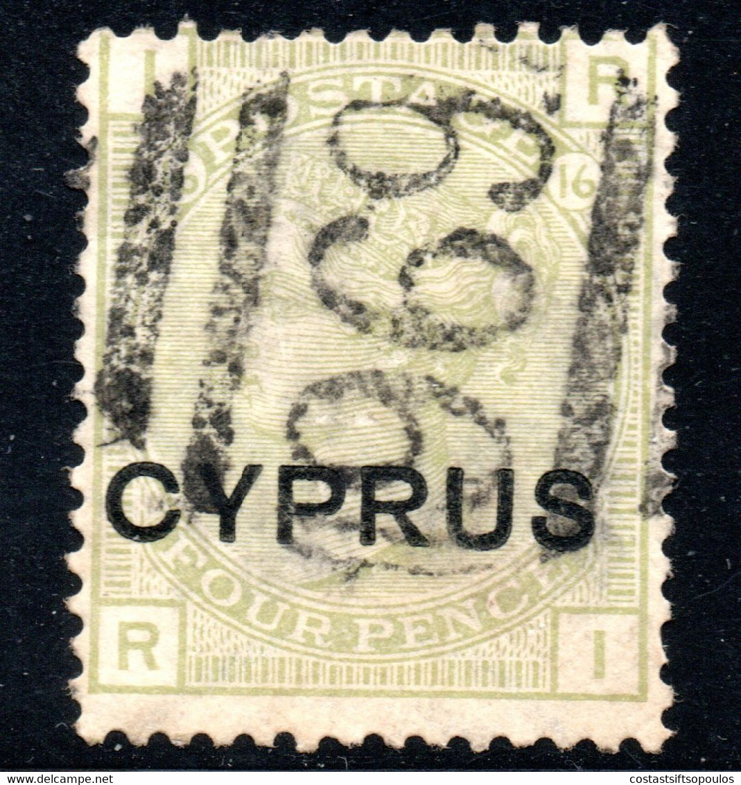 634.CYPRUS.1880 4d.#4 - Cyprus (...-1960)