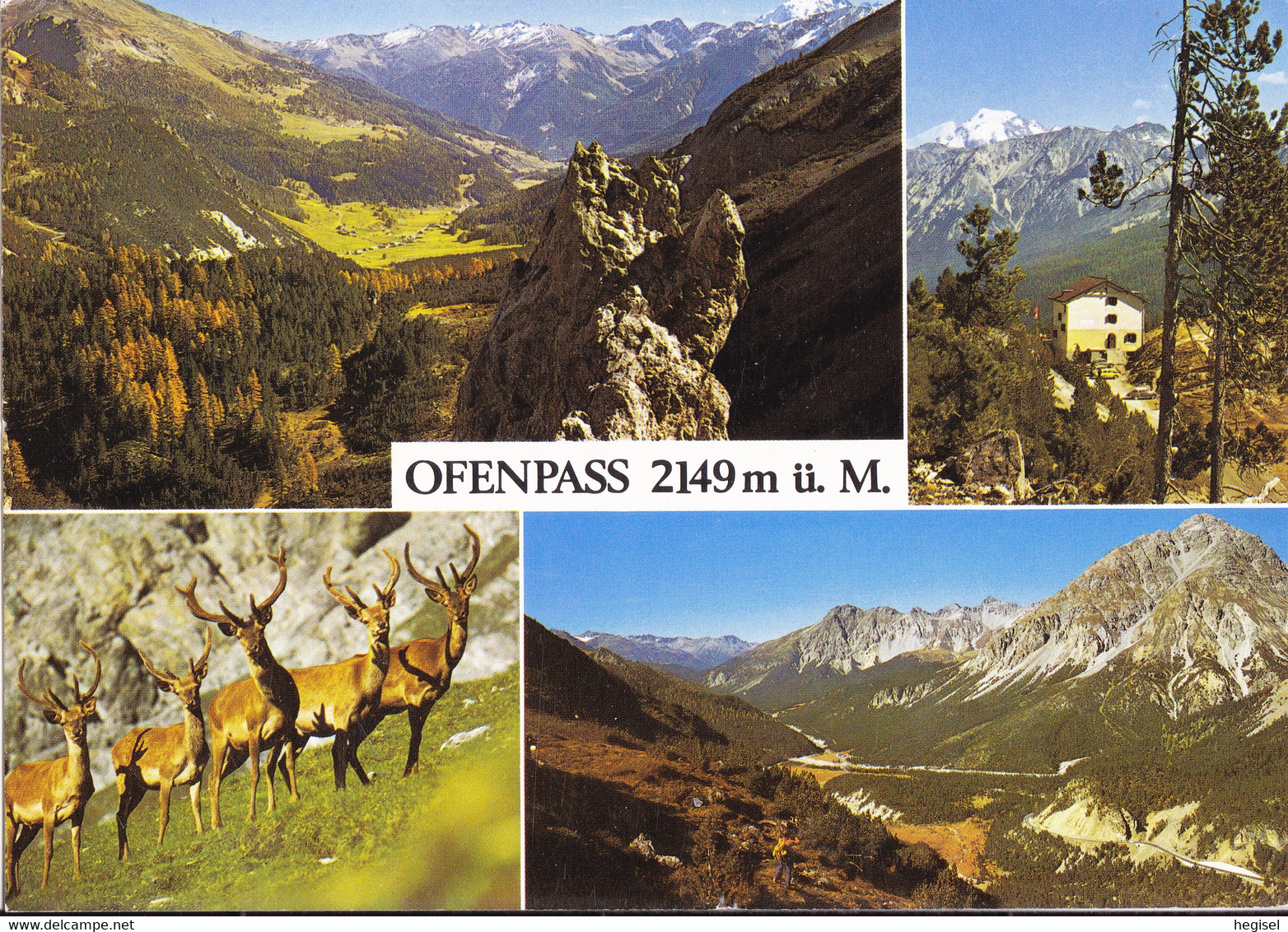 1980, Schweiz, Ofenpass, Blick Ins Münstertal, Ortlergruppe - Fuldera