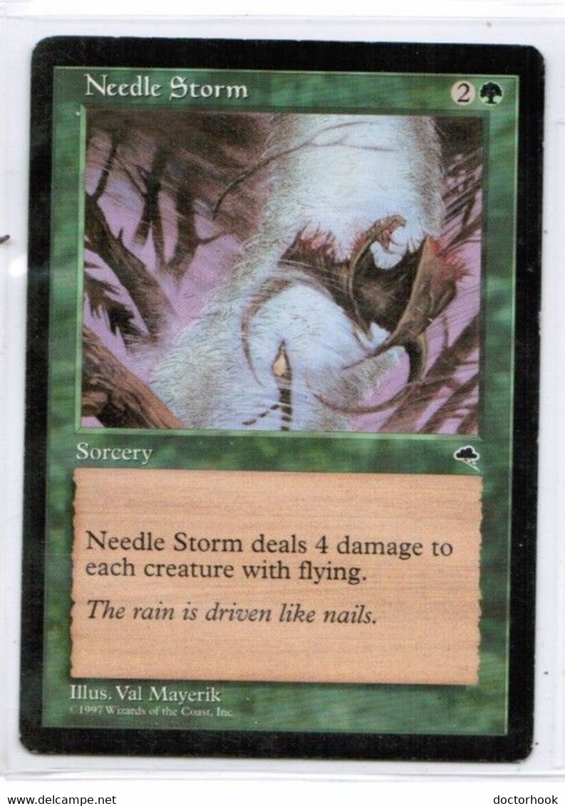 MAGIC The GATHERING  "Needle Storm"---TEMPEST (MTG--139-7) - Autres & Non Classés