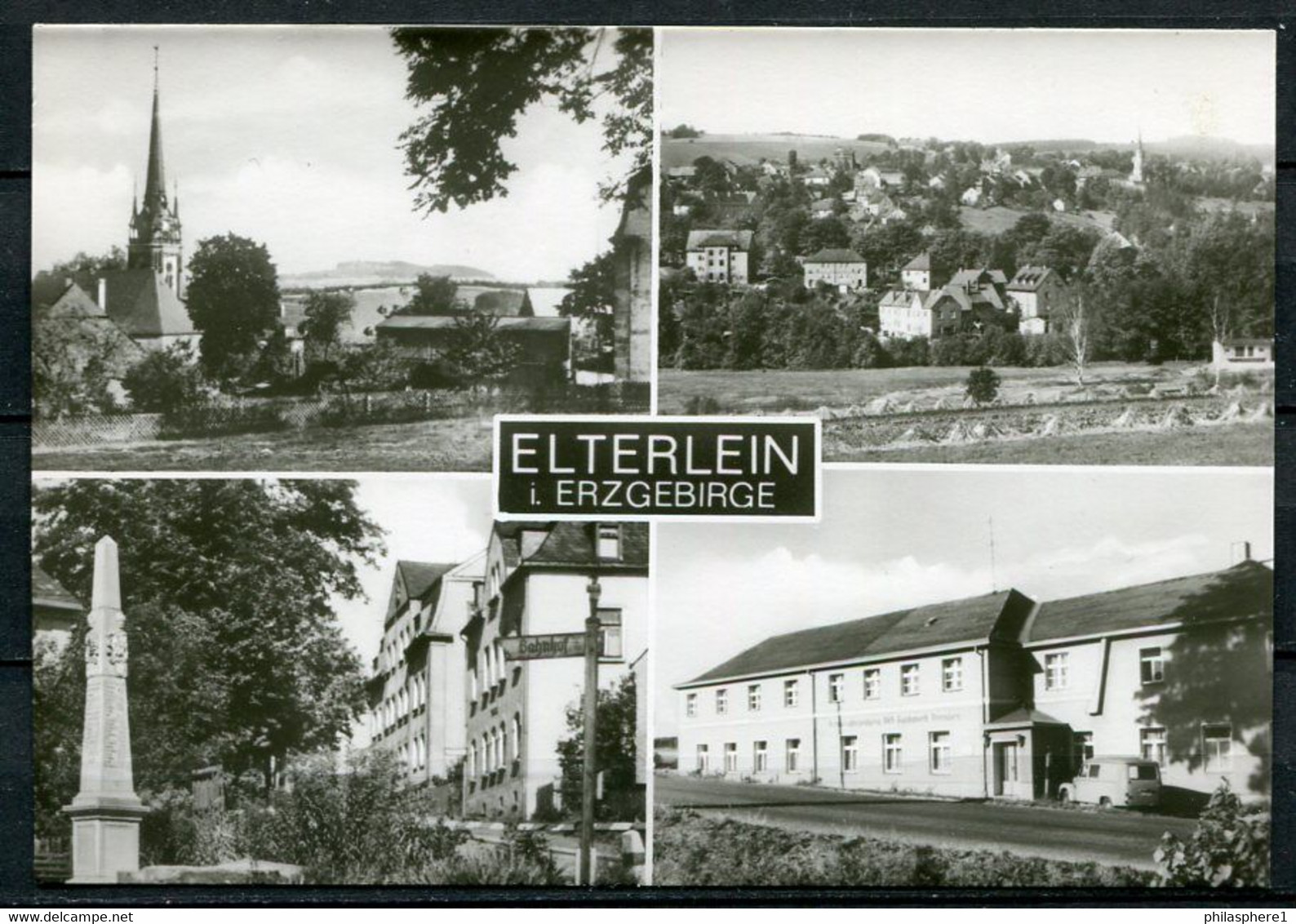 (04302) Elterlein I. Erzgebirge - Mehrbildkarte - N. Gel. - DDR - Echt Foto - Bild Und Heimat - Elterlein