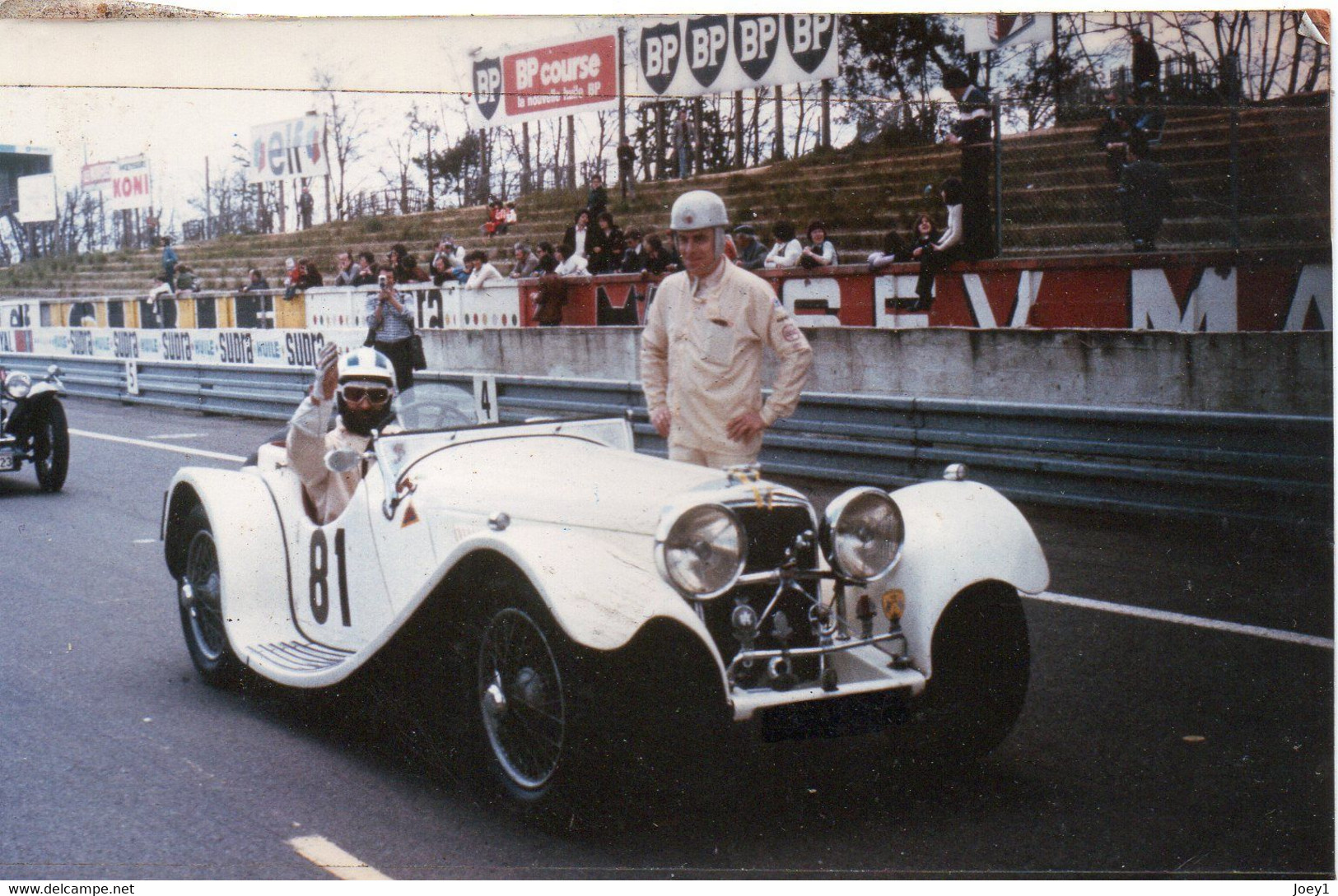 Photo Jaguar SS100 Format 9/13 Tirage Argentique - Cars