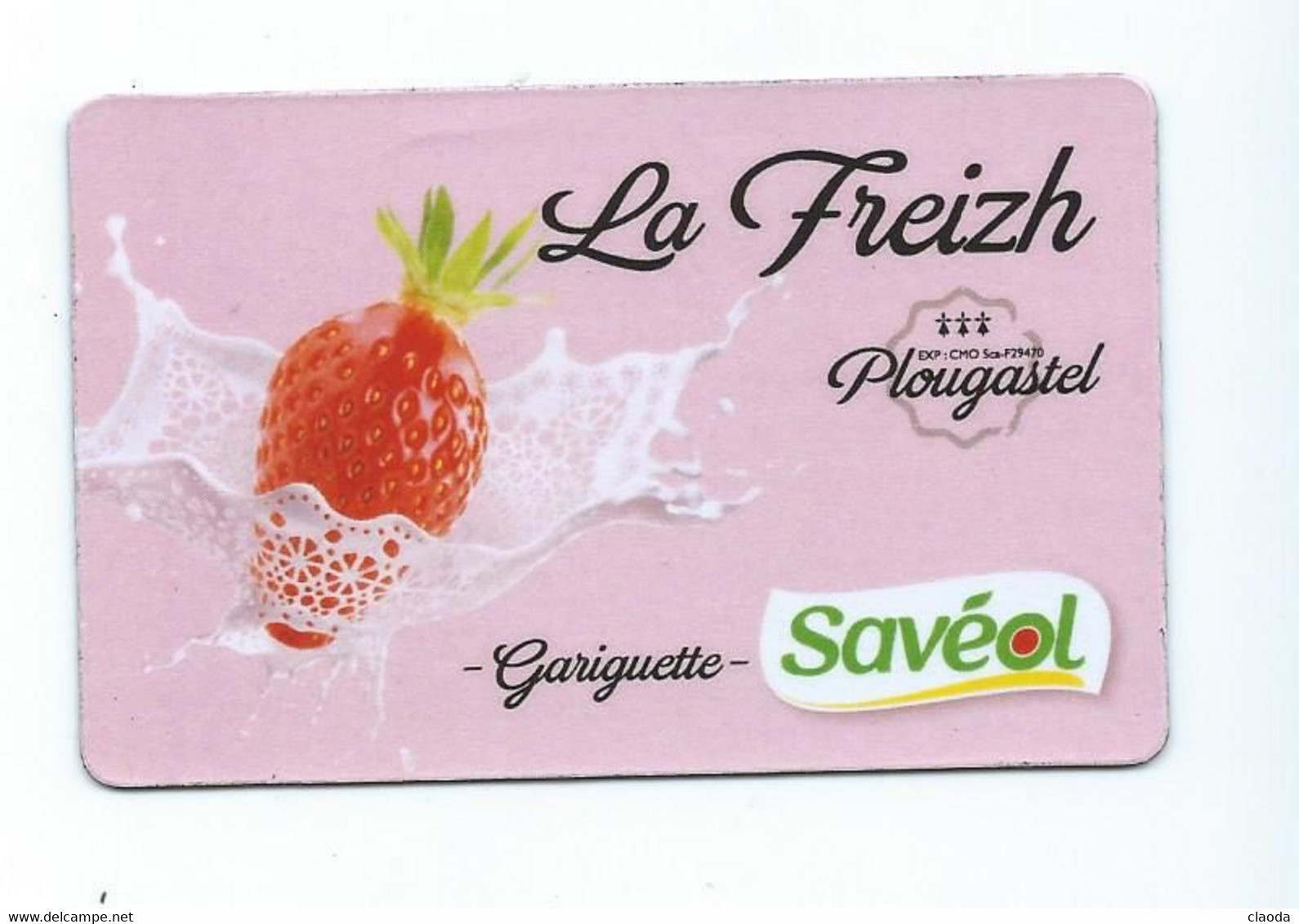 27 MG - MAGNET SAVEOL (Fruits Et Légumes) FRAISE - Gariguette - Publicitaires