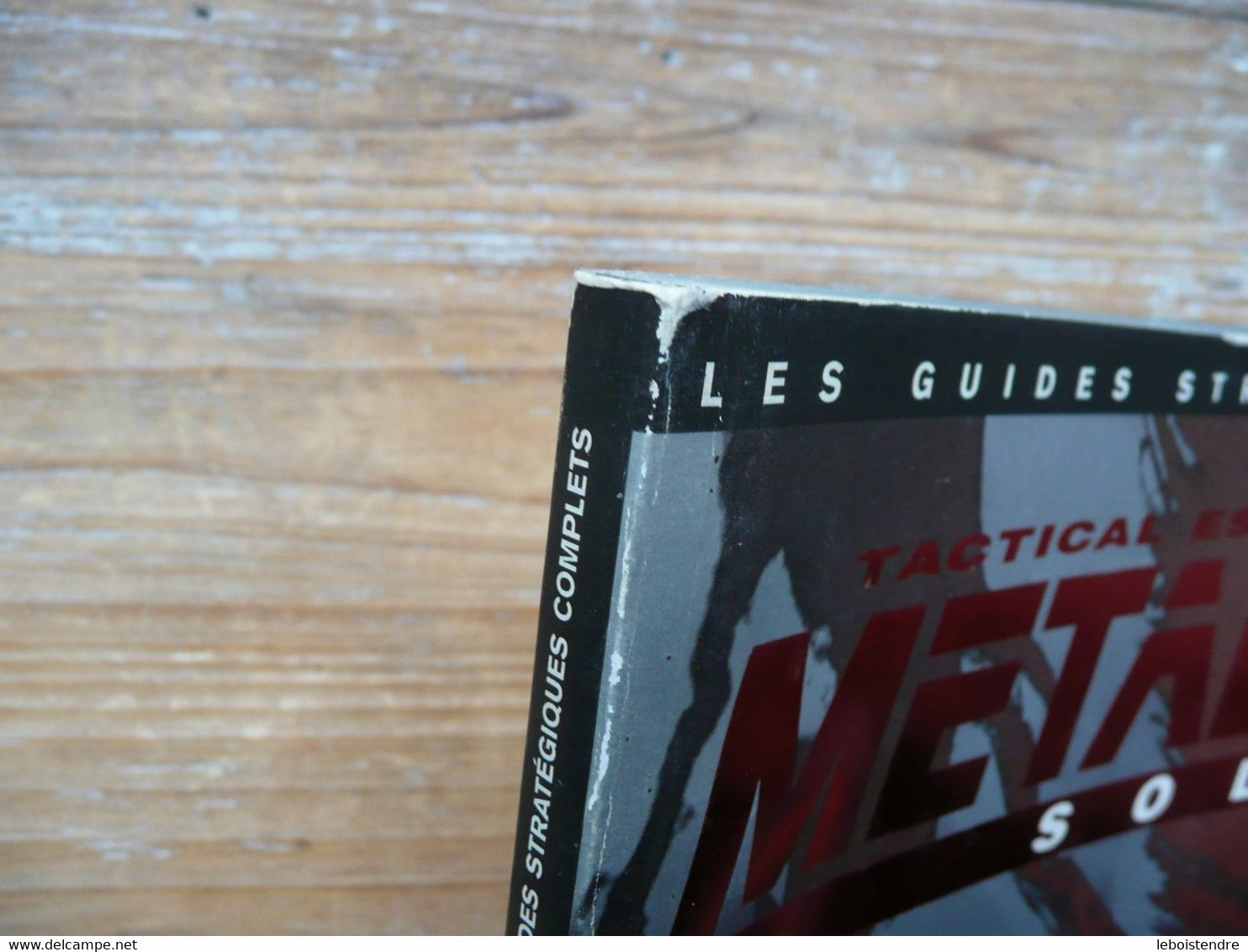 METAL GEAR SOLID TACTICAL ESPIONAGE ACTION LE GUIDE OFFICIEL SONY PLAYSTATION PS1 RARE FRANCAIS