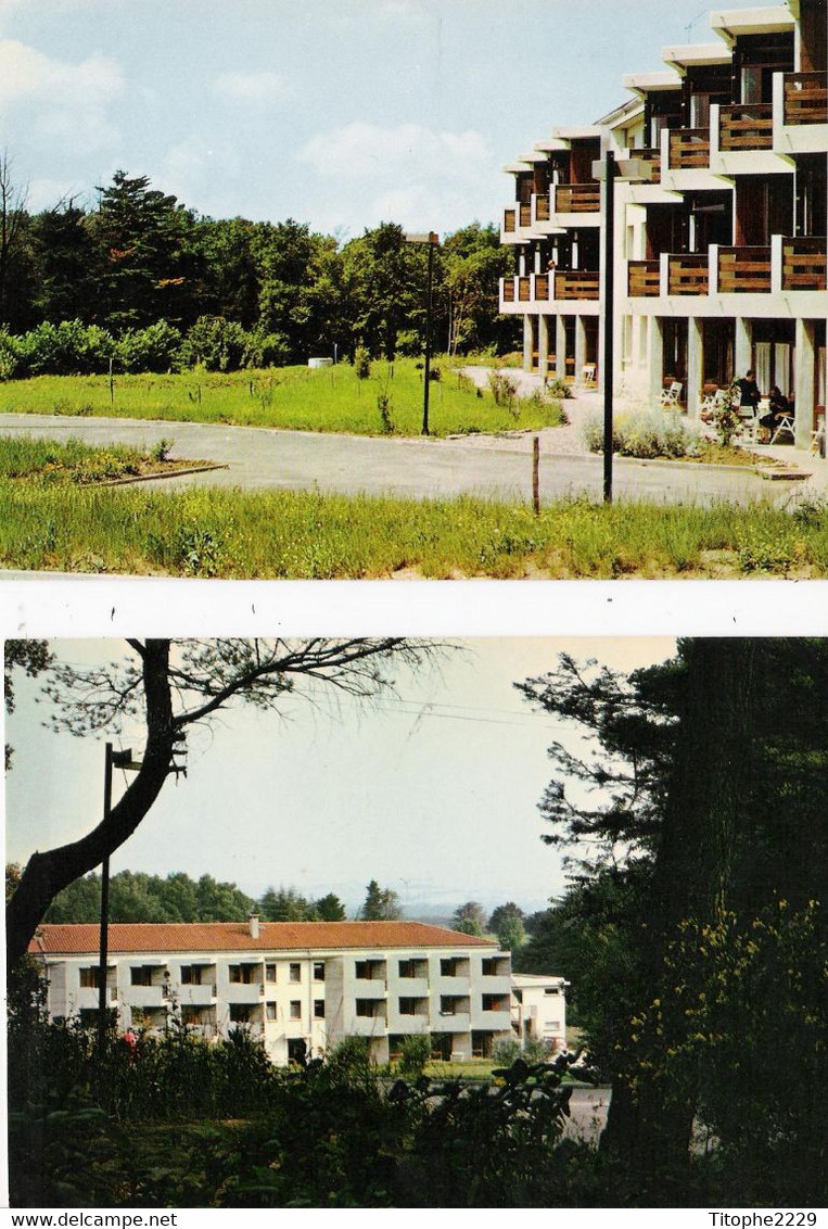 11 - BRAM - Lot De 2 Cartes: Centre De Lordat - Maison De Convalescence - Domaine De Sainte Gemme - Bram