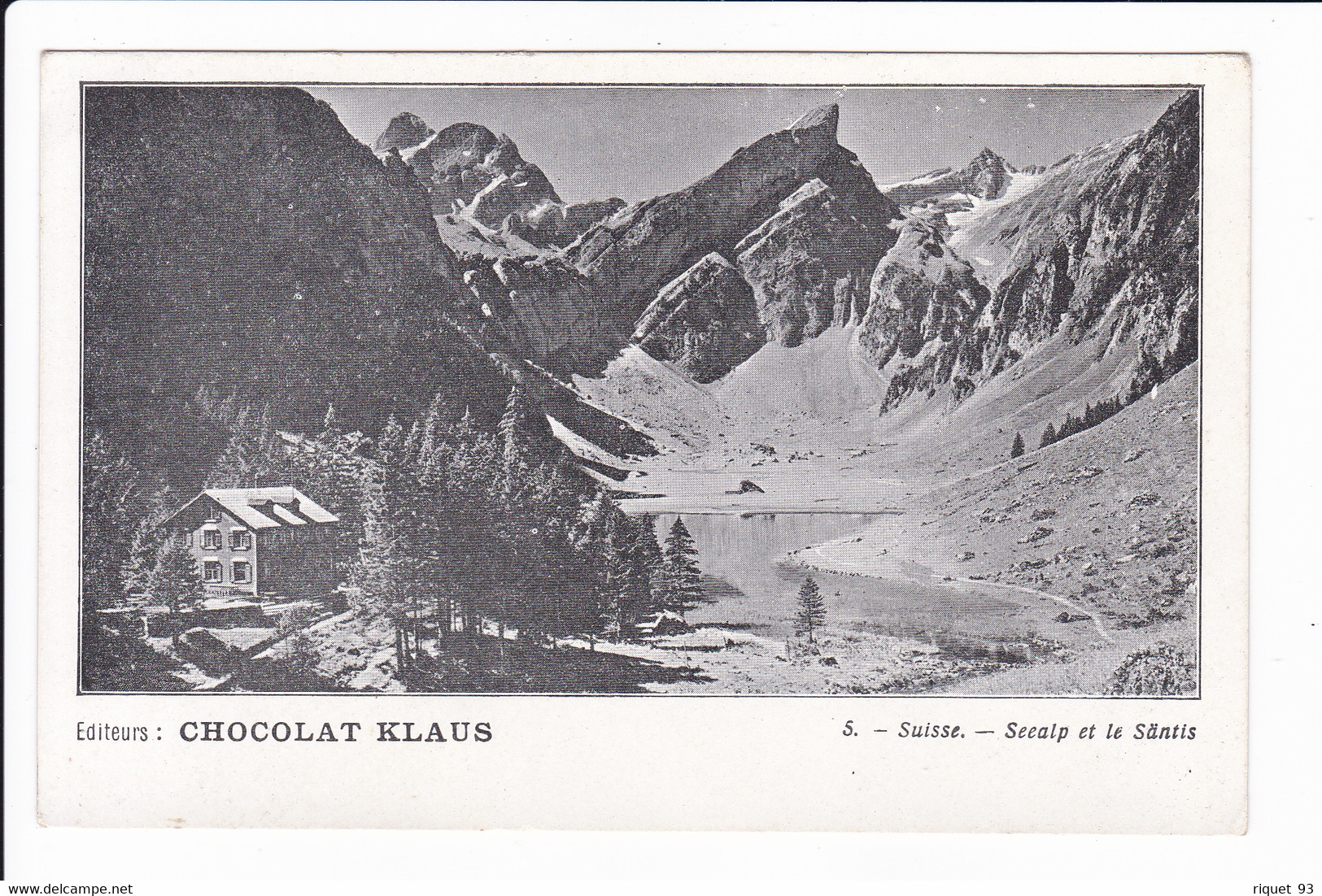 CHOCOLAT KLAUS - Lot 3 Cp - Congo-Kolangoen-Suisse - Advertising