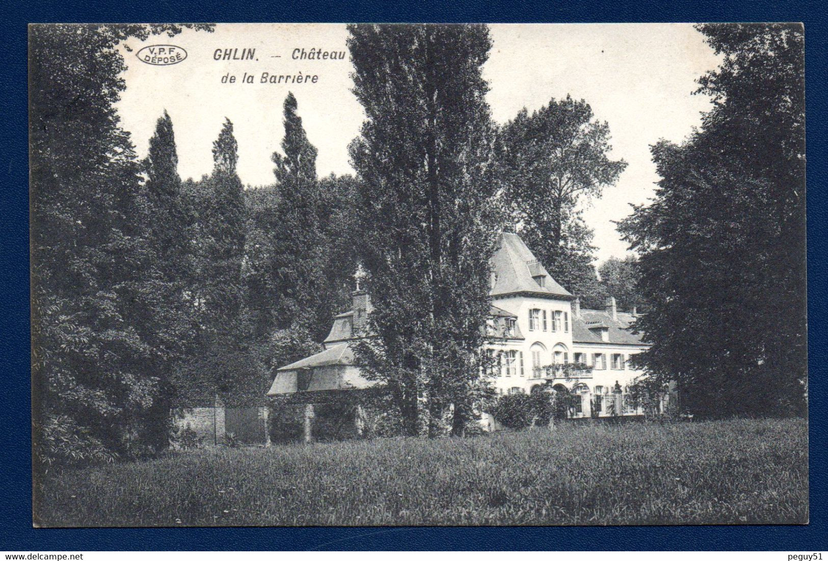 Ghlin ( Mons). Château Et Parc De La Barrière. 1913 - Mons