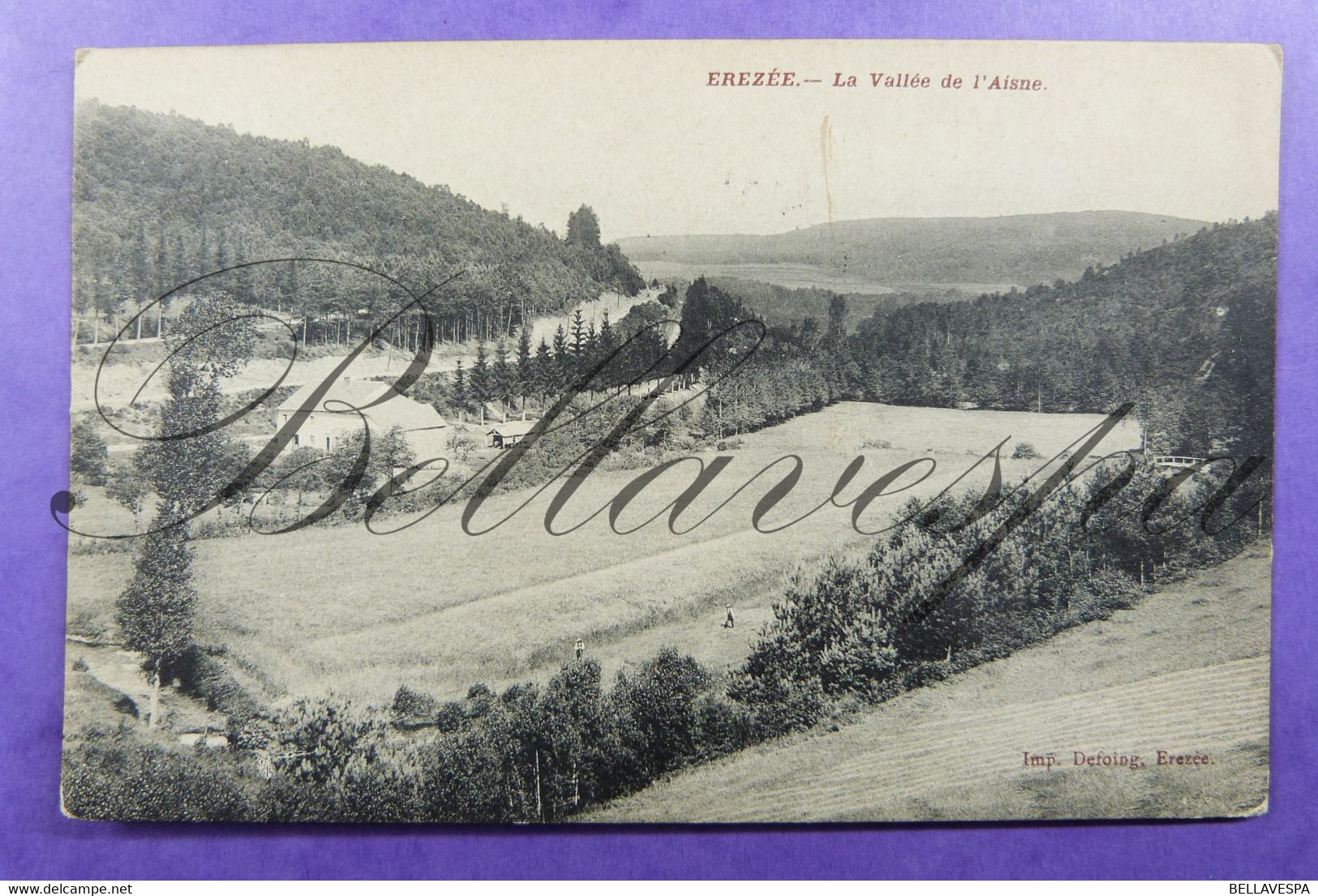 Erezée Vallée De L'Aisne.  1911 Edit. Defoing. - Erezee