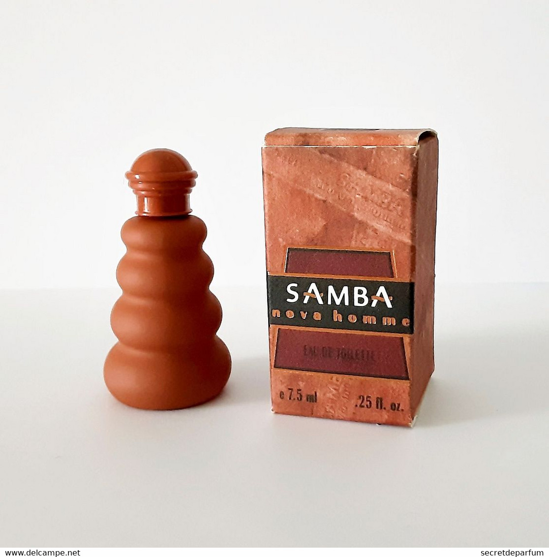 Miniatures De Parfum   SAMBA  NOVA HOMME  De    WORKSHOP    EDT   7.5  ML   + BOITE - Miniatures Hommes (avec Boite)