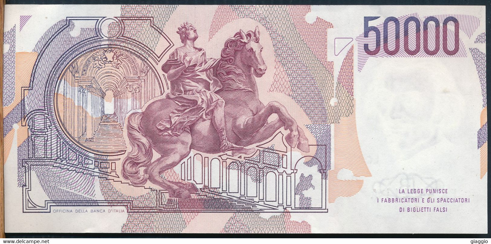 °°° ITALIA - 50000 LIRE BERNINI 1° TIPO 06/02/1984 SERIE FA °°° - 50.000 Lire