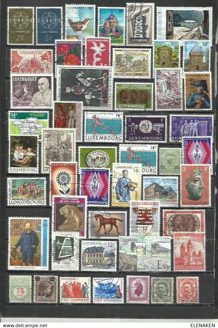 R362-SELLOS LUXEMBURGO SIN TASAR,BUENOS VALORES,VEAN ,FOTO REAL.LUXEMBOURG STAMPS WITHOUT TASAR, GOOD VALUES, SEE, REAL - Sammlungen