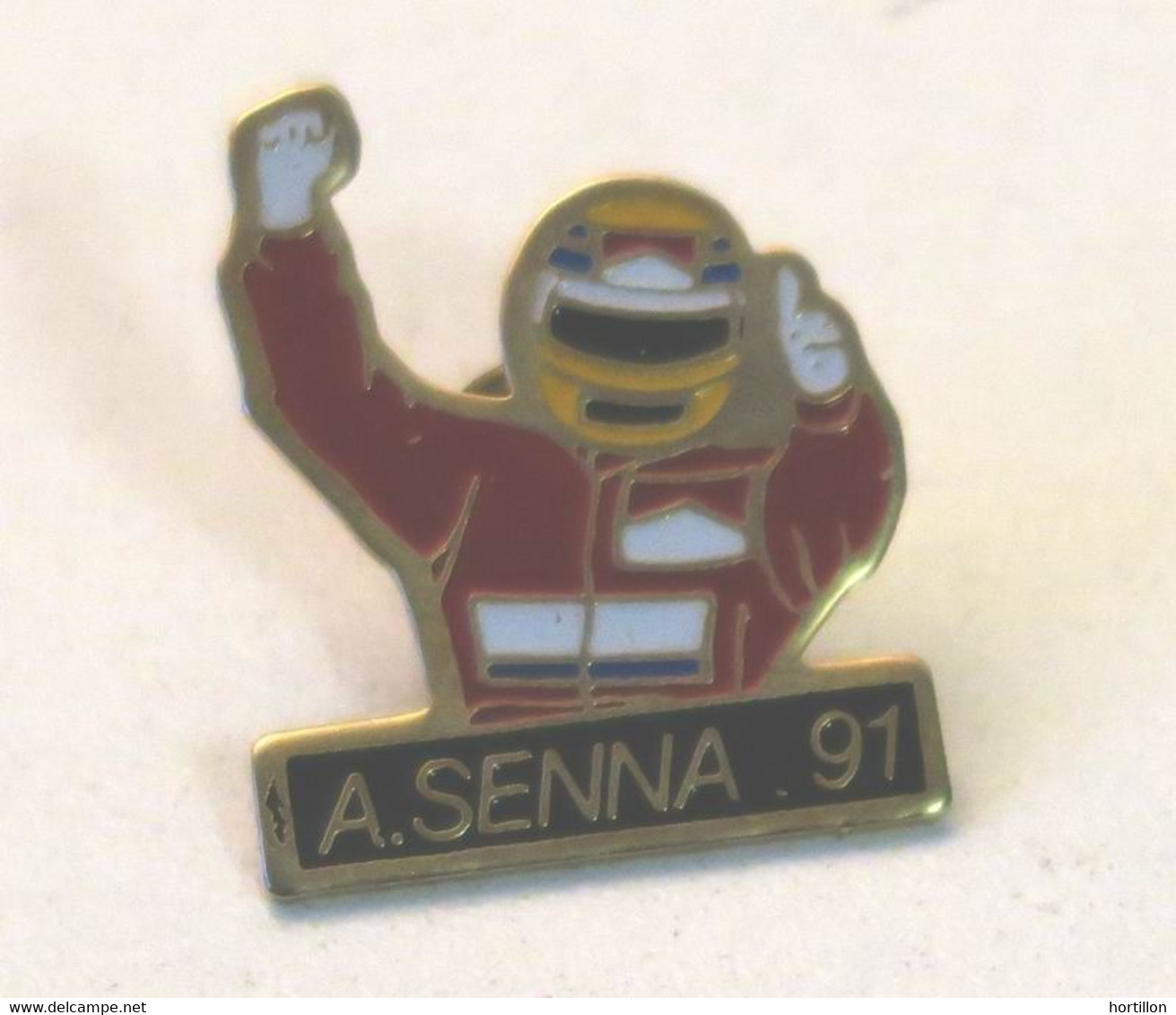 Pins Pin's Pilote Automobile F1 Formule 1 - AYRTON SENNA 91 - Automobile - F1