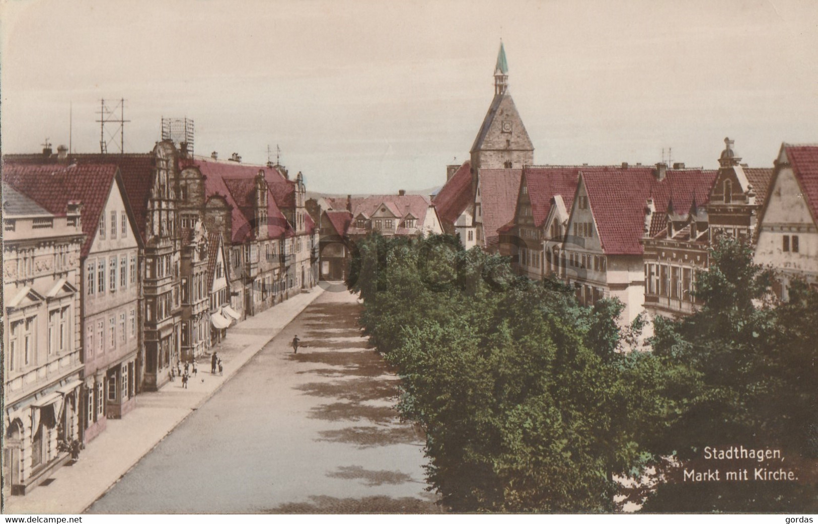 Germany - Stadthagen - Markt Mit Kirche - Stadthagen