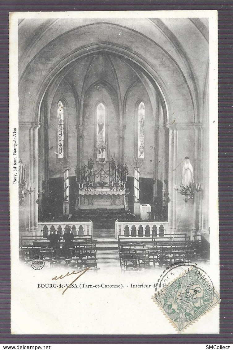 Bourg De Visa, Intérieur De L'église (A7p25) - Bourg De Visa