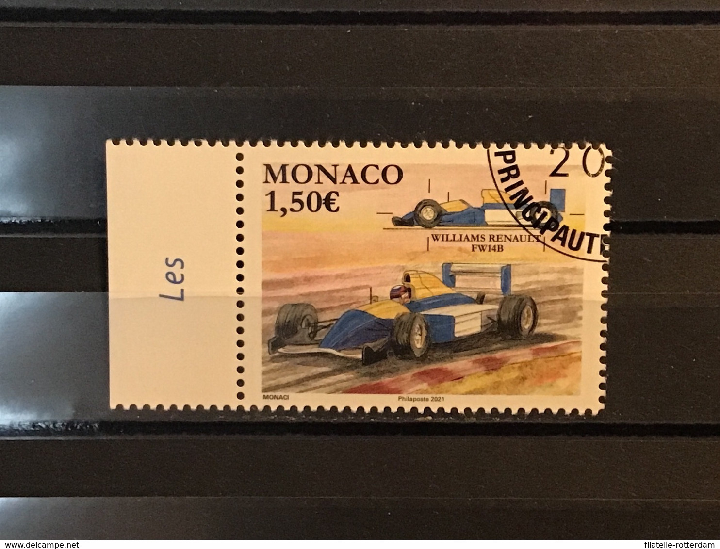 Monaco - Formule 1, Grand Prix Monaco (1.50) 2021 - Used Stamps