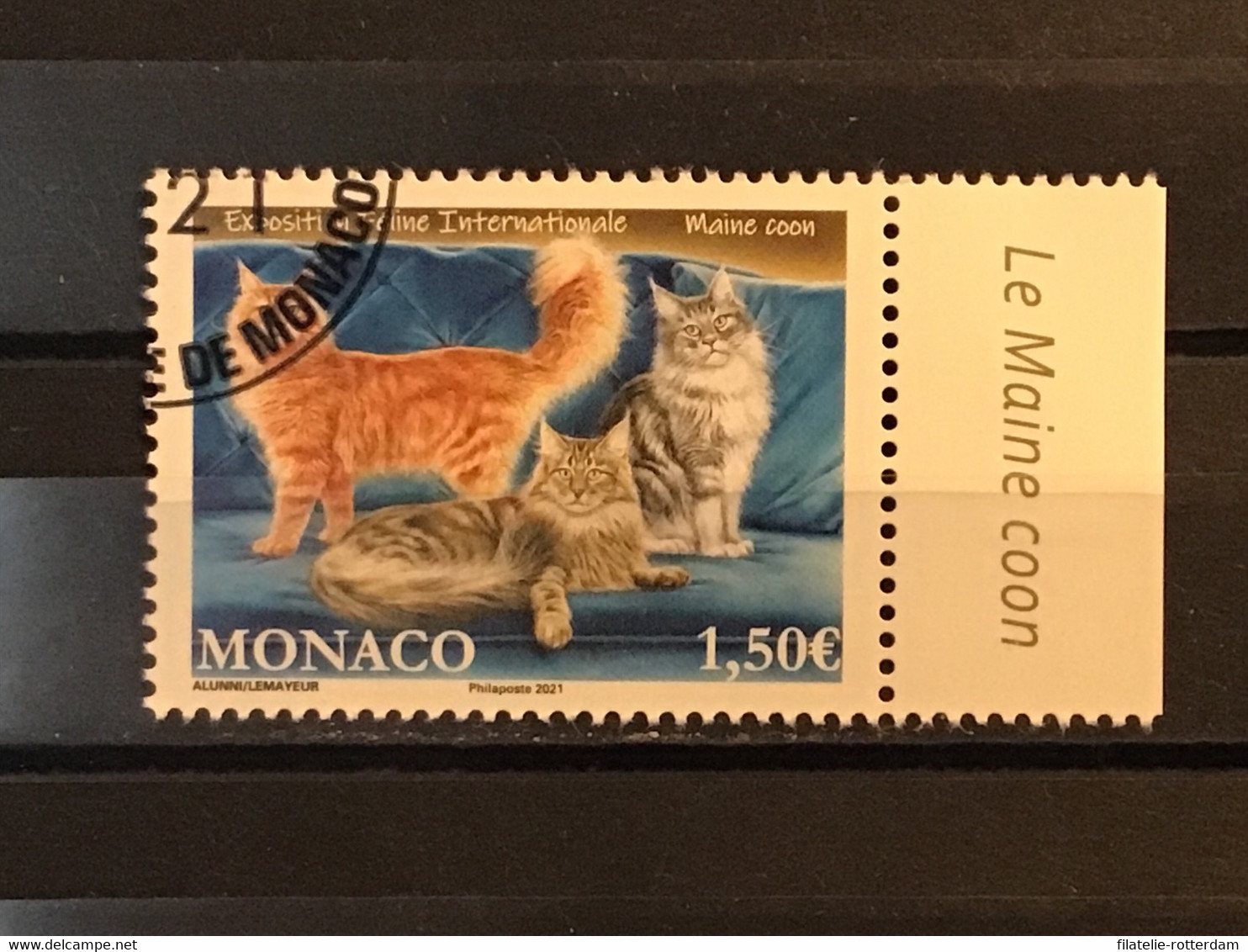 Monaco - International Cat Show (1.50) 2021 - Gebruikt