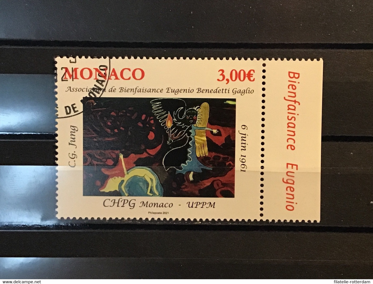 Monaco - CHPG Charity (3.00) 2021 - Used Stamps