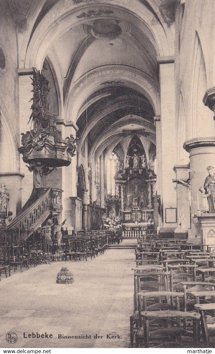 Lebbeke - Binnenzicht Der Kerk - Lebbeke