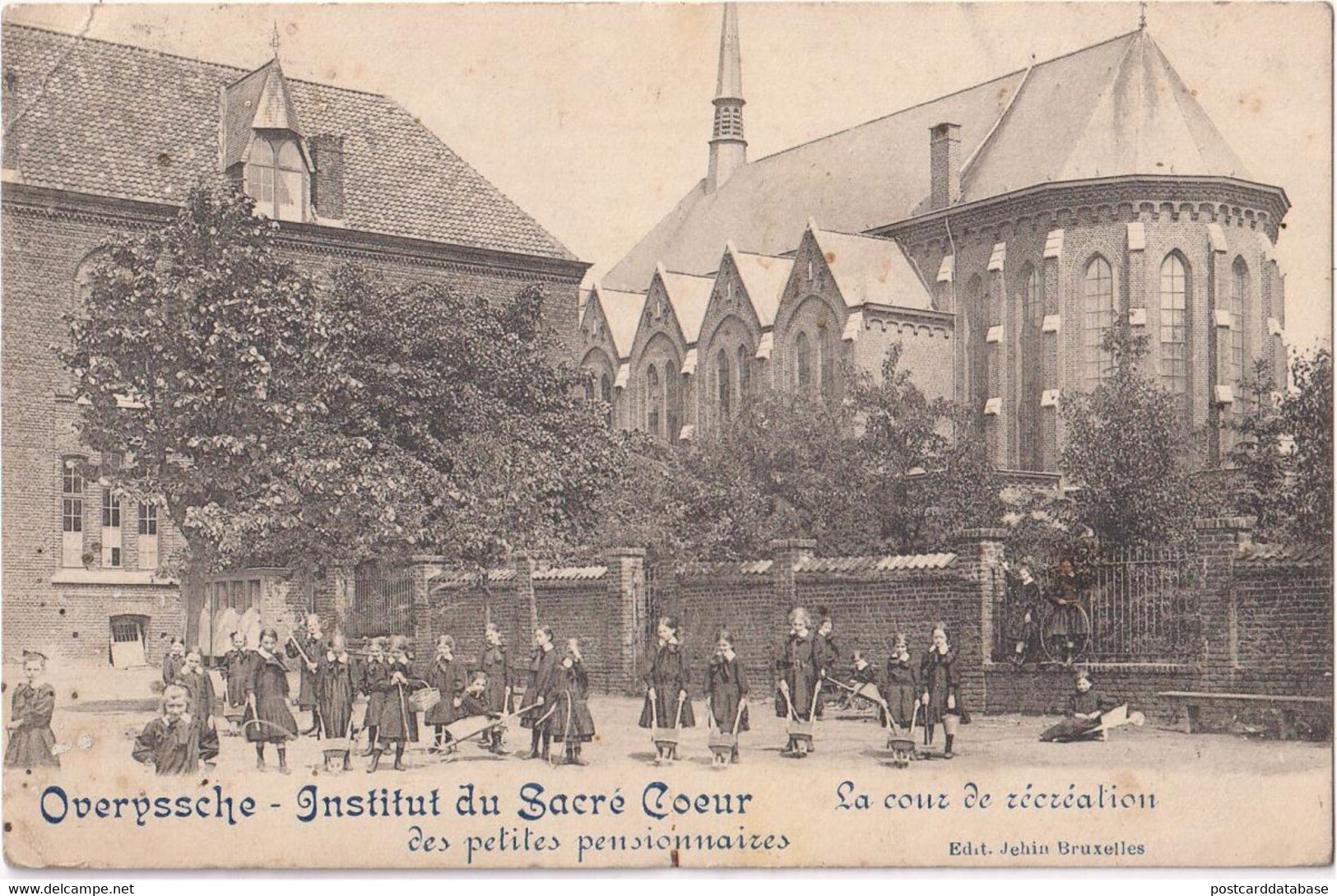 Overyssche - Institut Du Sacré Coeur - La Cour De Récréation - Overijse