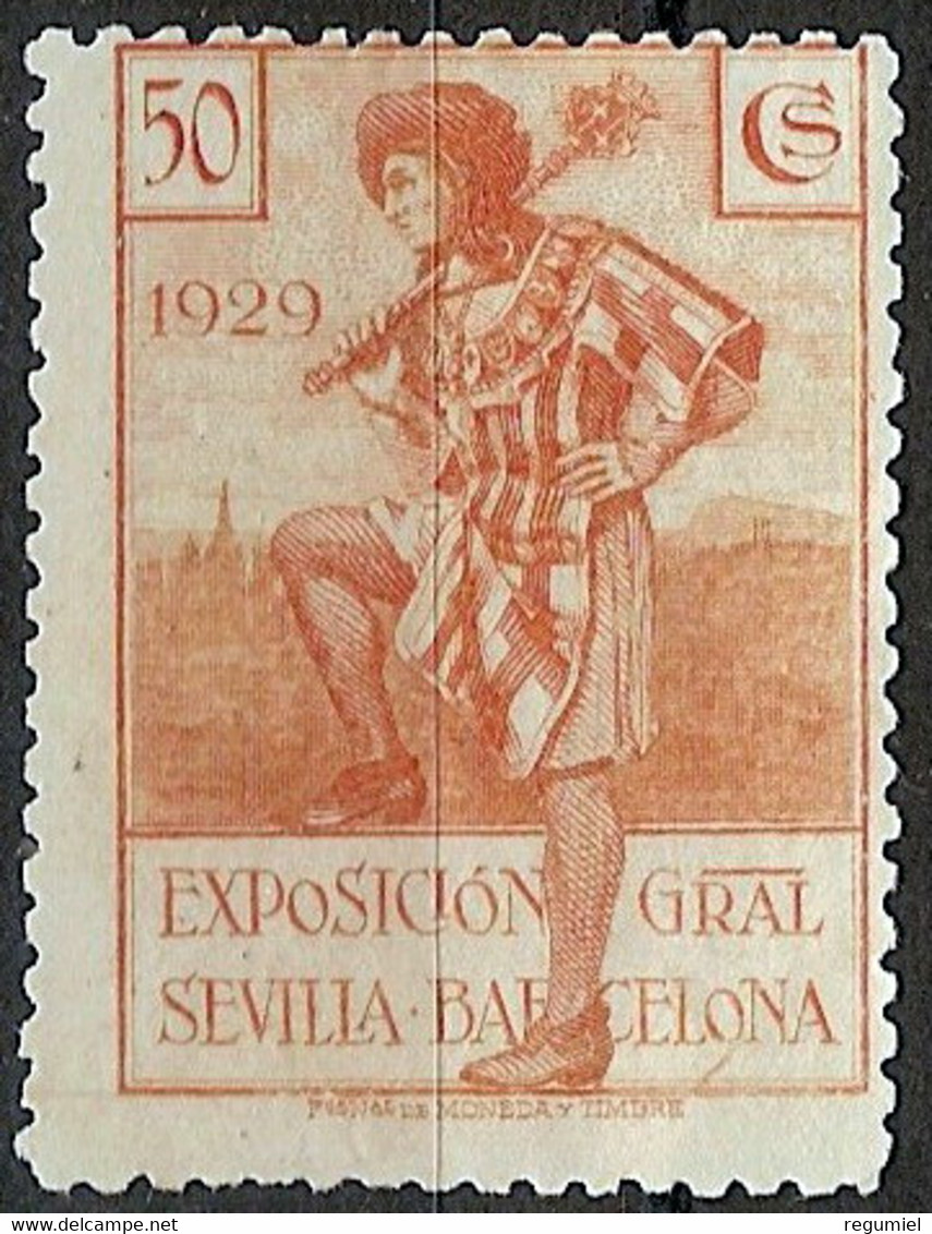 España 0443 ** Expo Sevilla Y Barcelona. 1929 - Nuevos