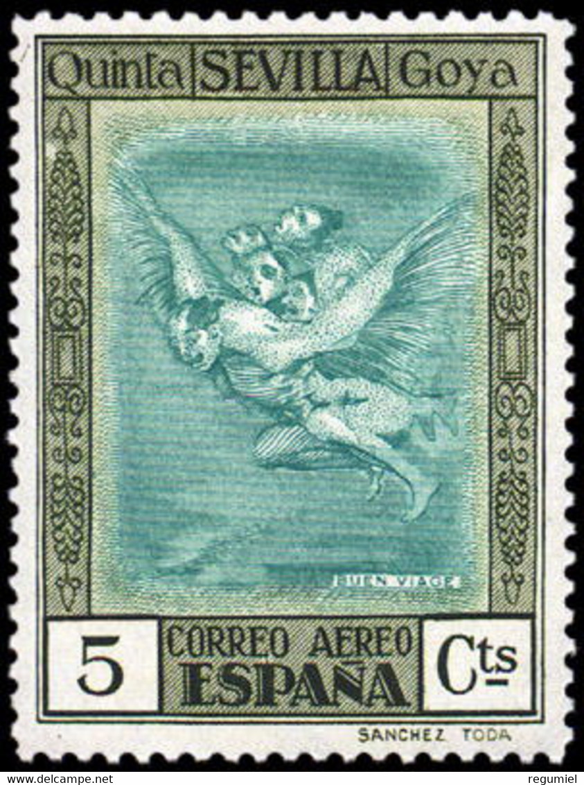 España 0517 ** Quinta De Goya. Aereo. 1930 - Nuevos