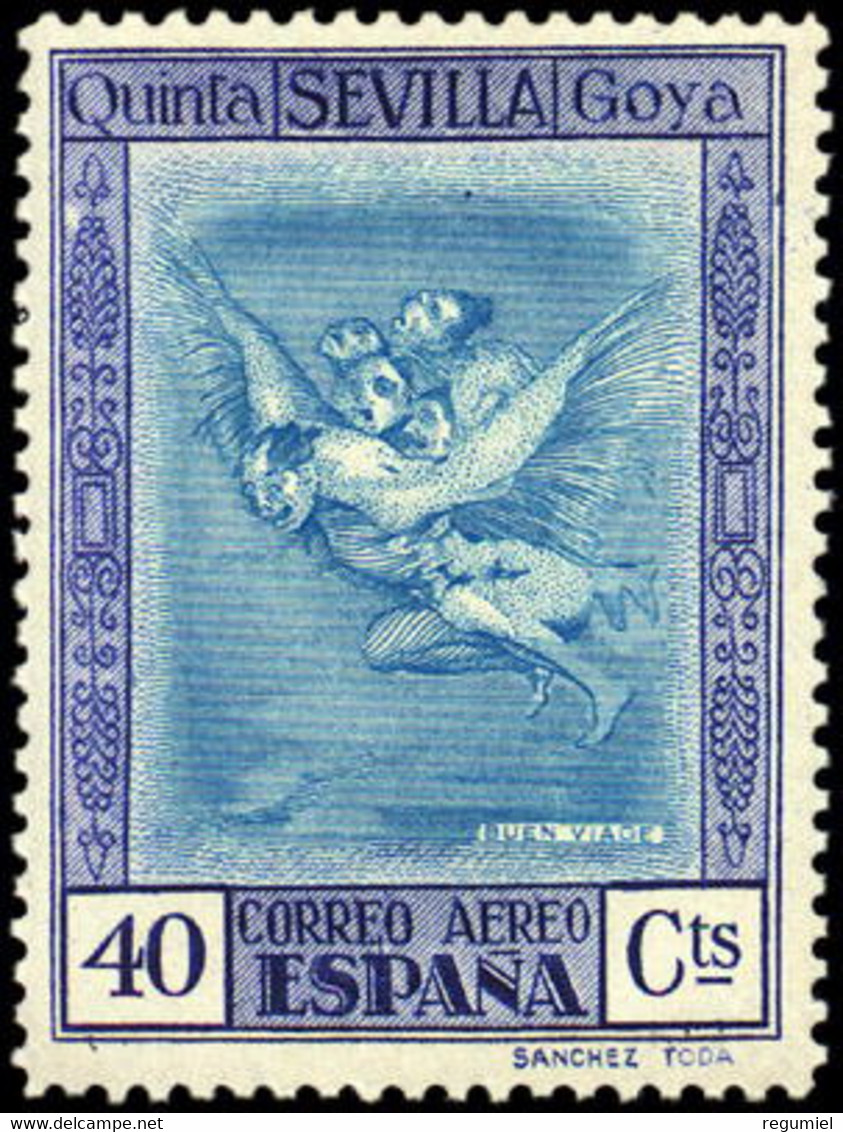 España 0524 ** Quinta De Goya. Aereo. 1930 - Nuevos