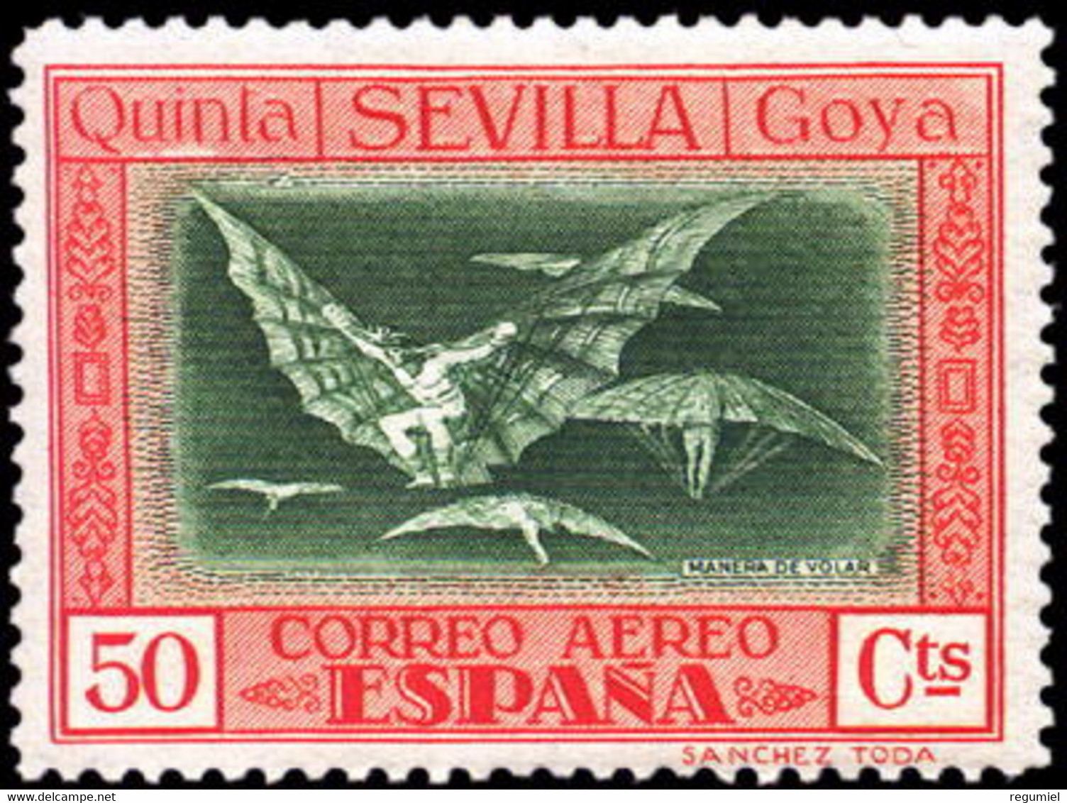 España 0525 ** Quinta De Goya. Aereo. 1930 - Nuevos