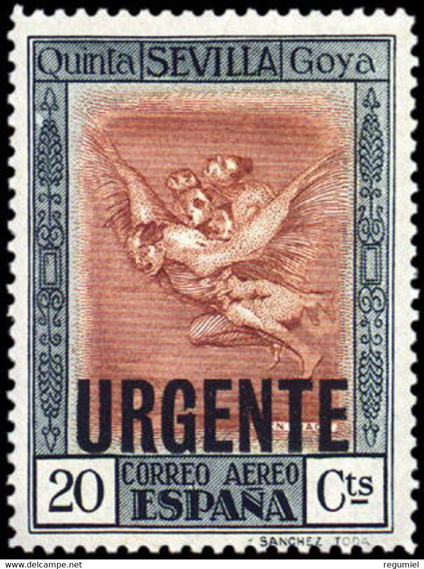 España 0530 ** Quinta De Goya. Aereo. 1930 - Nuevos