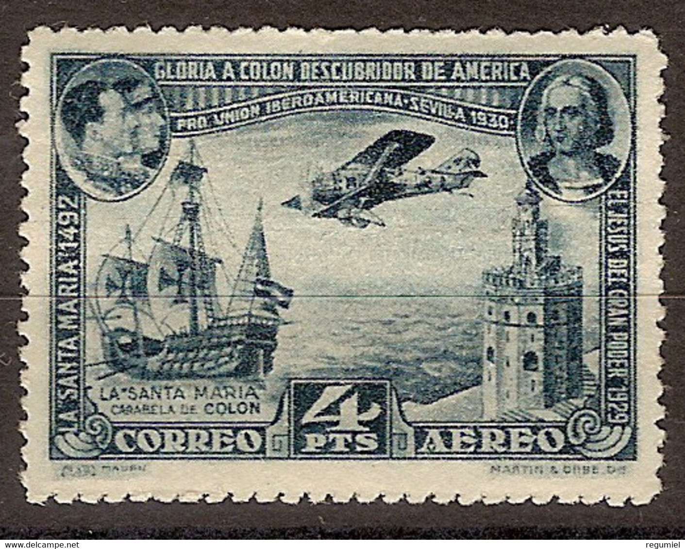 España 0591 ** Iberoamericana. Aereo. 1930 - Nuevos
