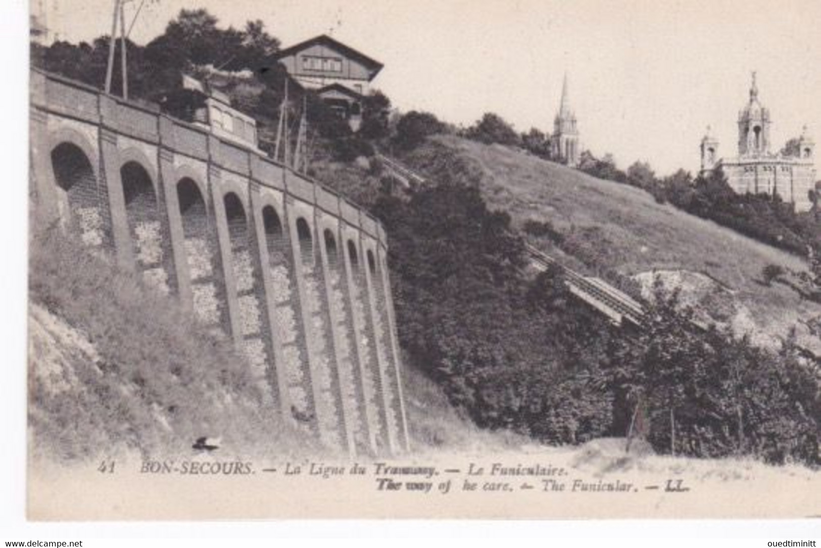 Bon-Secours Ligne Du Tramway Le Funiculaire - Seilbahnen