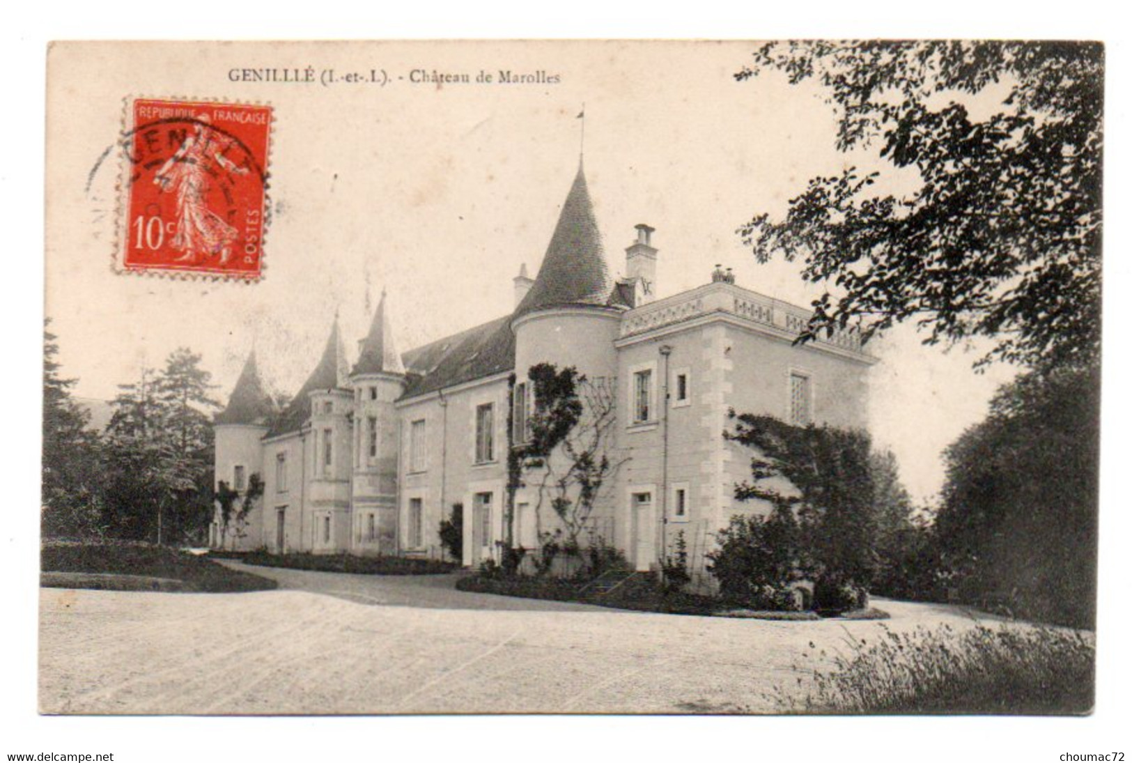 (37) 2437, Genillé, Château De Marolles - Genillé