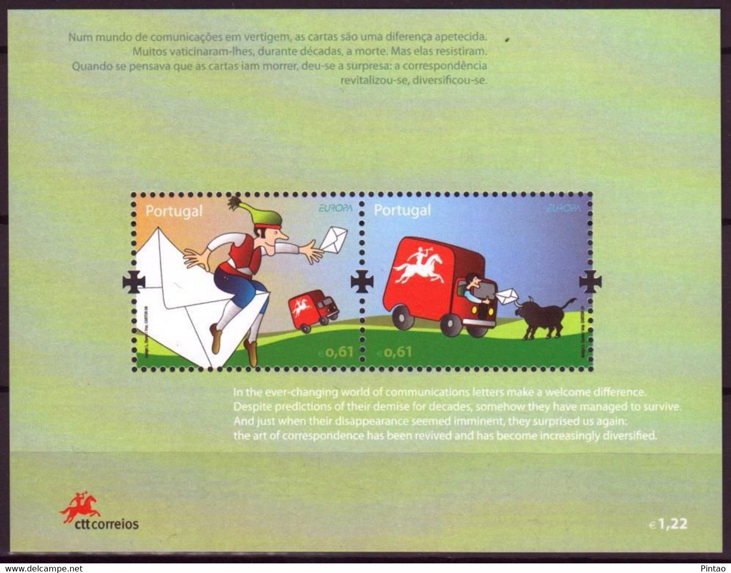 Portugal 2008 BLOCO Nº374- MNH_ PTB370 - Blocks & Sheetlets