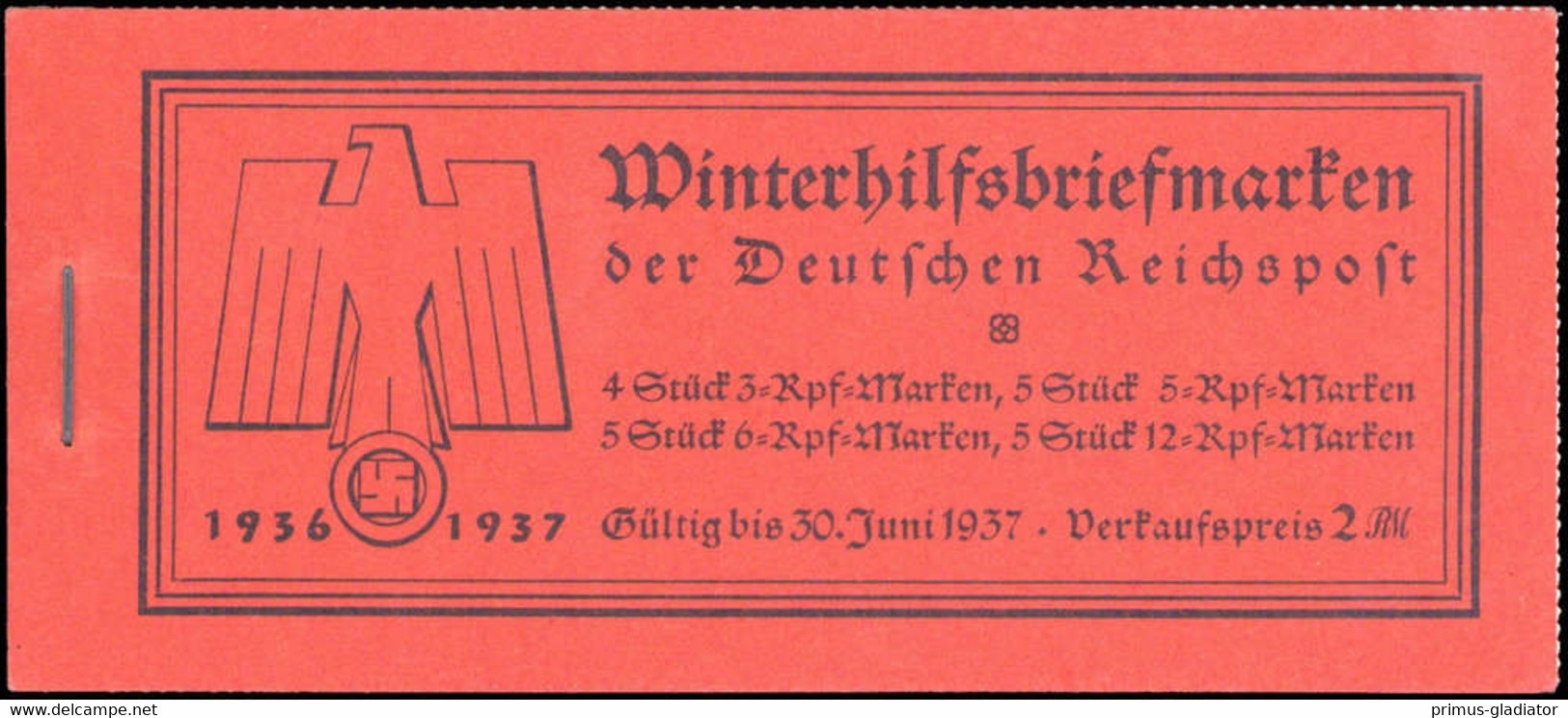 1936, Deutsches Reich, MH 43, ** - Postzegelboekjes