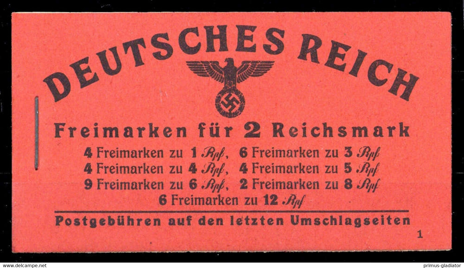 1941, Deutsches Reich, MH 48.3, **, (*) - Postzegelboekjes